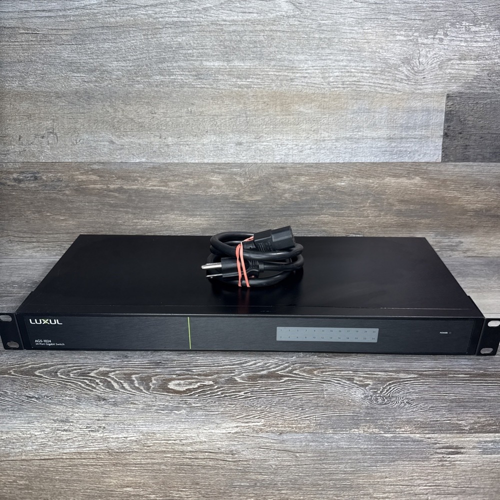Luxul AGS-1024 – AV Series 24-Port Gigabit Switch – Tested & Working